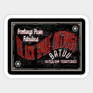 Greetings From The Outpost Sticker